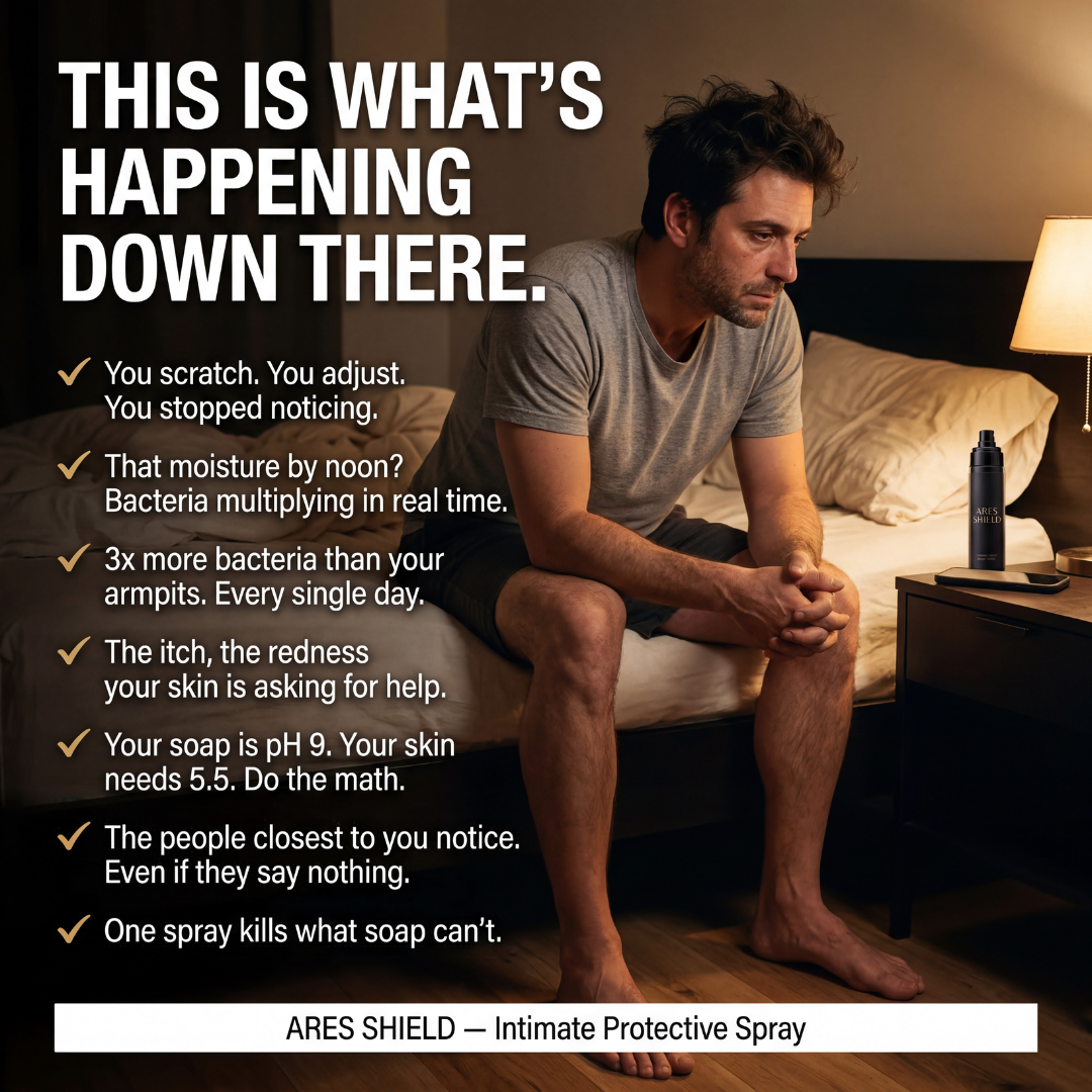 Ares Shield - Intim beskyttelsesspray til mænd