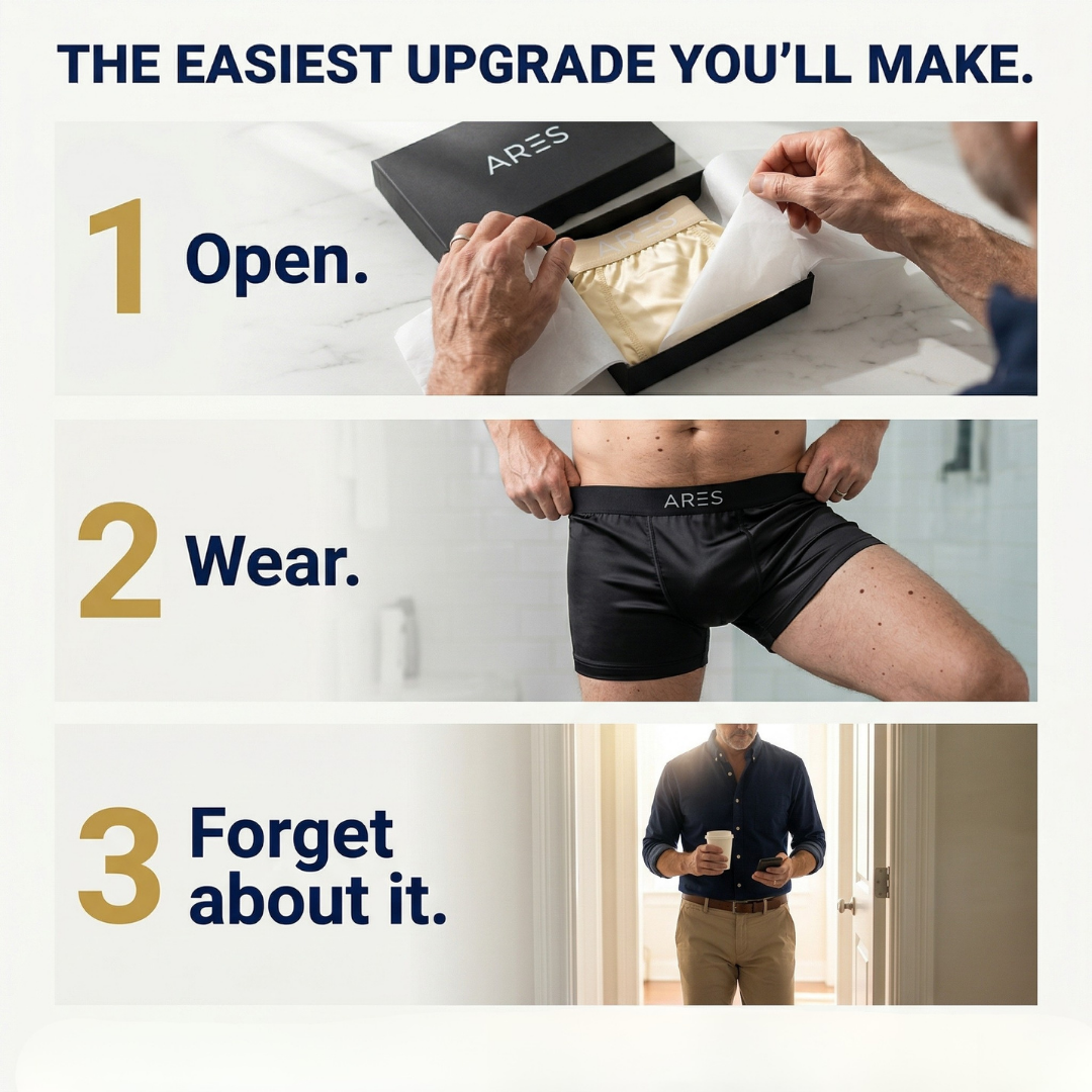 Premium silke-boxershorts | Opgradering til hele dagen