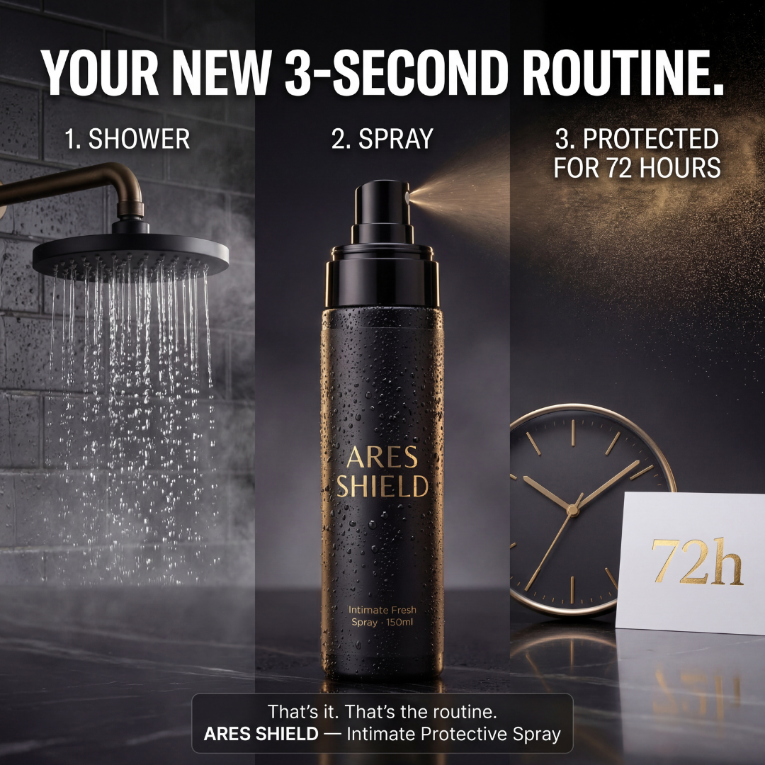 Ares Shield - Intim beskyttelsesspray til mænd